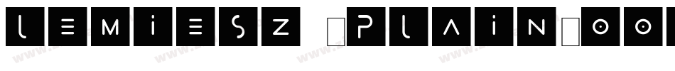 Lemiesz (Plain)001.001字体转换